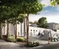 Square in front of the Fredro Theater in Gniezno, visualization, 2018, proj.: DEMIURG