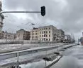 Łódź, aleja Kościuszki i ulica Zachodnia