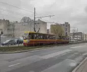 Łódź, aleja Kościuszki i ulica Zachodnia