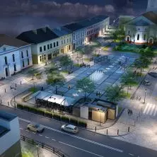 Rynek w Dobrodzieniu