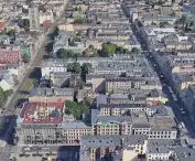 Centralna część Śródmieścia Łodzi