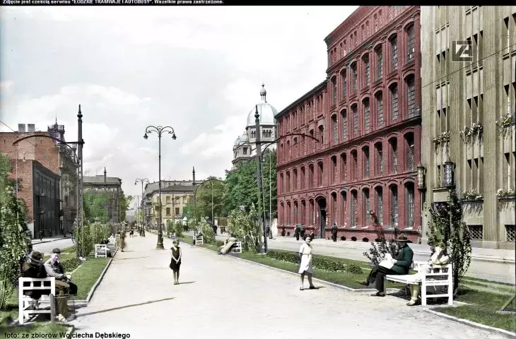 Lodz, Kosciuszko Avenue before the war
