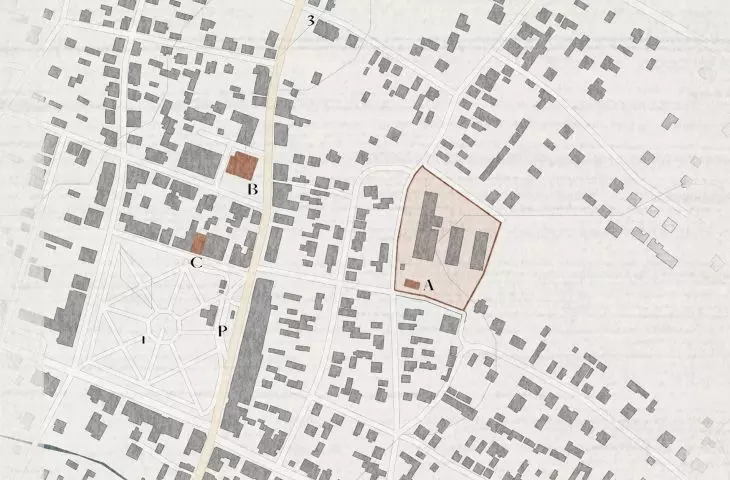 mapa ważnych punktów związanych z judaizmem
