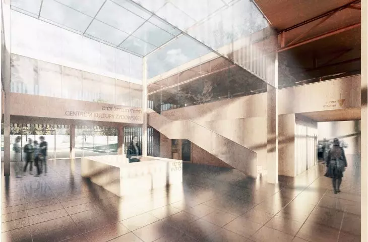 wnętrze Centrum Kultury Żydowskiej