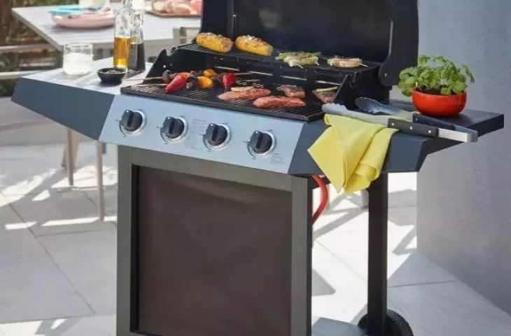 Grill gazowy nie generuje dymu
