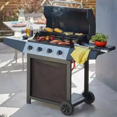 Gas grill does not generate smoke