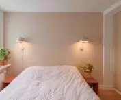 The bedroom has gained a dressing room