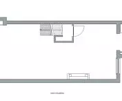 Amsterdam apartment, living room floor plan
