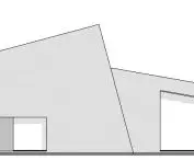 Film Pavilion in Iceland, east elevation
