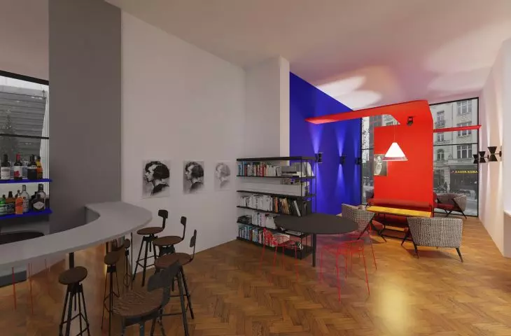 There are three types of places for consumption and relaxation in the premises
