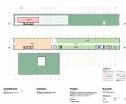 Programmatic and spatial study for the reconstruction of the former Cracovia Hotel building, office floor plan