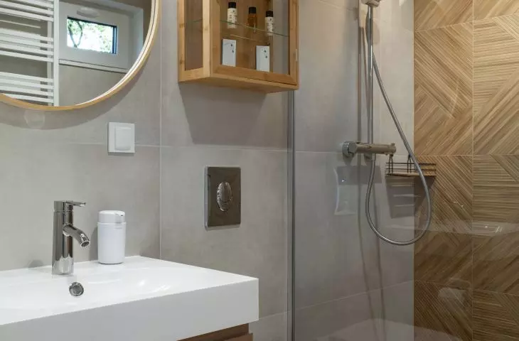 Bathroom in wood