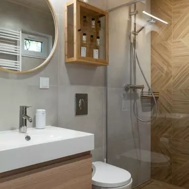 Bathroom in wood