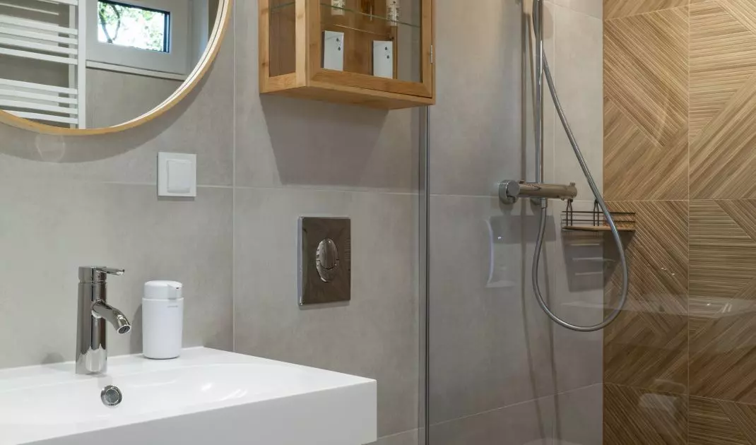 Bathroom in wood