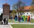 instalacja „Wyspia” zlokalizowana jest na wzgórzu wawelskim