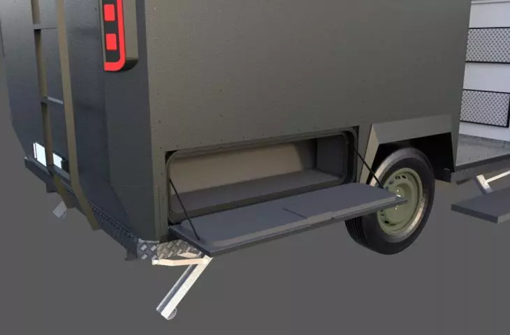Social trailer design, details