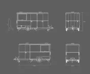 Social trailer project, elevations