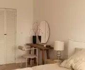 Bedroom with closet