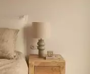 Bedside tables are made of mangrove wood