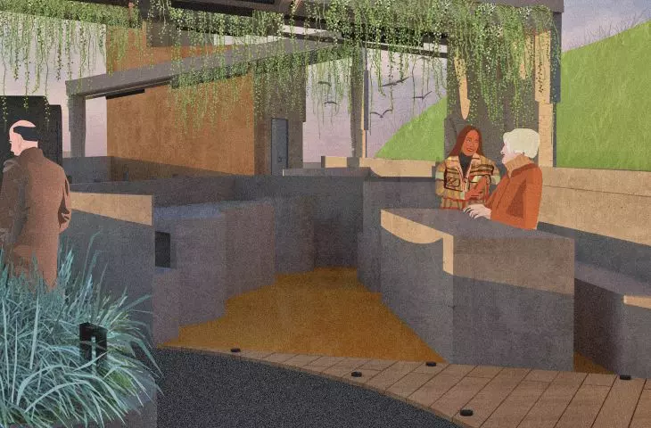 Outdoor relaxation space