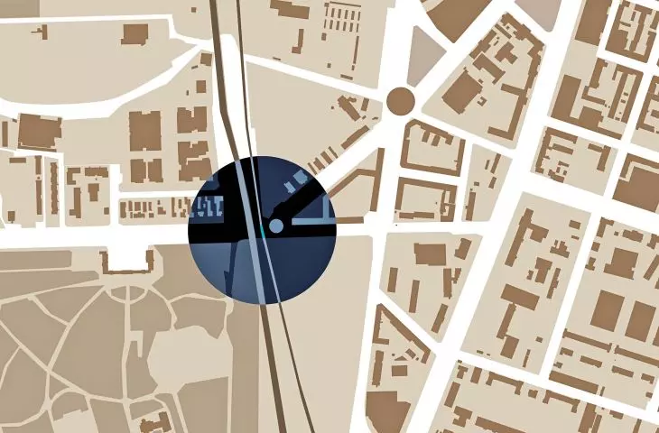 Adaptation of the railroad viaduct in Szczecin, site plan