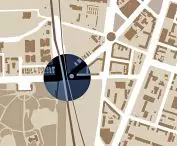 Adaptacja wiaduktu kolejowego w Szczecinie, plan sytuacyjny