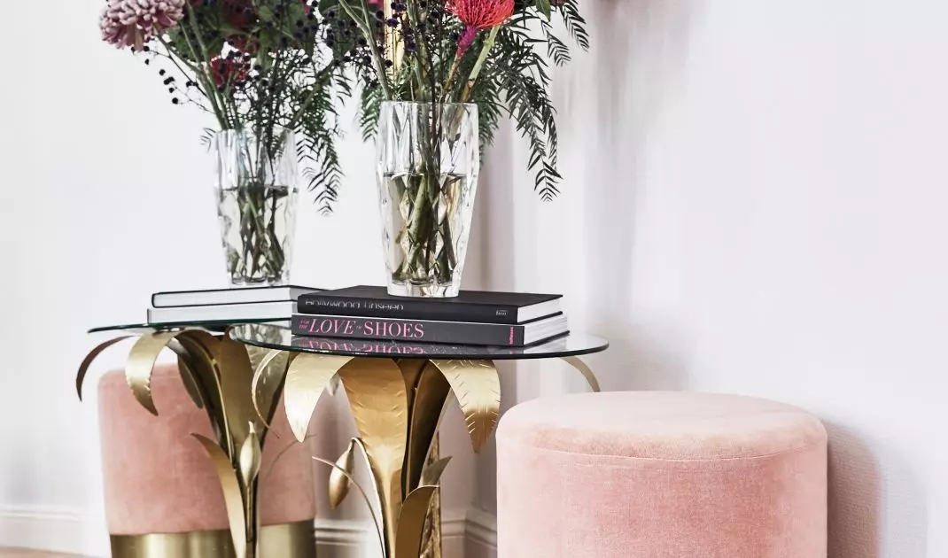 Gold ornate table 