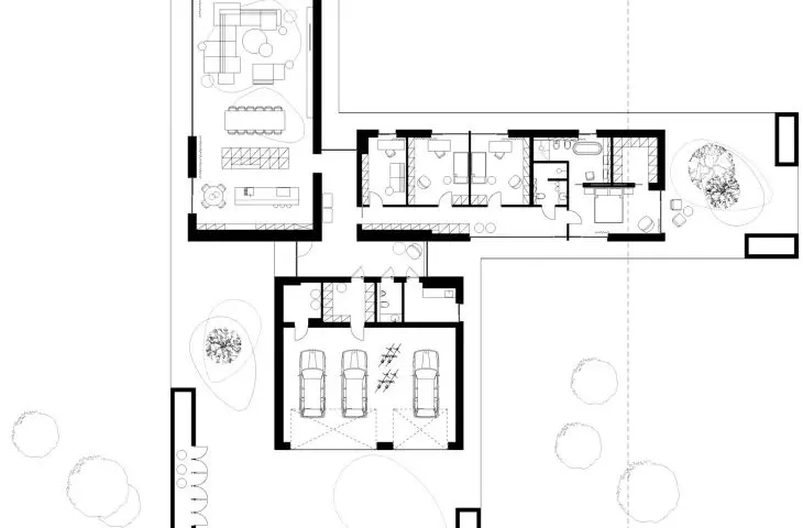 BetOn house, projection