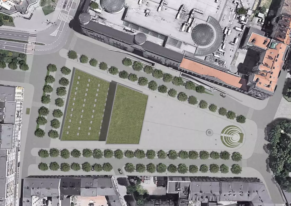  Nowy Rynek,
wizualizacja z lotu ptaka