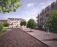 Municipal housing estate on Darzybor in Poznań, visualization