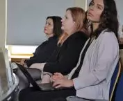 Od lewej: redaktorka naczelna A&B Małgorzata Tomczak, Katarzyna Szostak (redaktorka PdD), Dobrawa Bies (wiceredaktorka naczelna ds. portalu A&B)