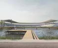 Wizualizacja stadionu, koncepcja konkursowa
