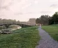 View of the descents and bridges in the naturalistic section
