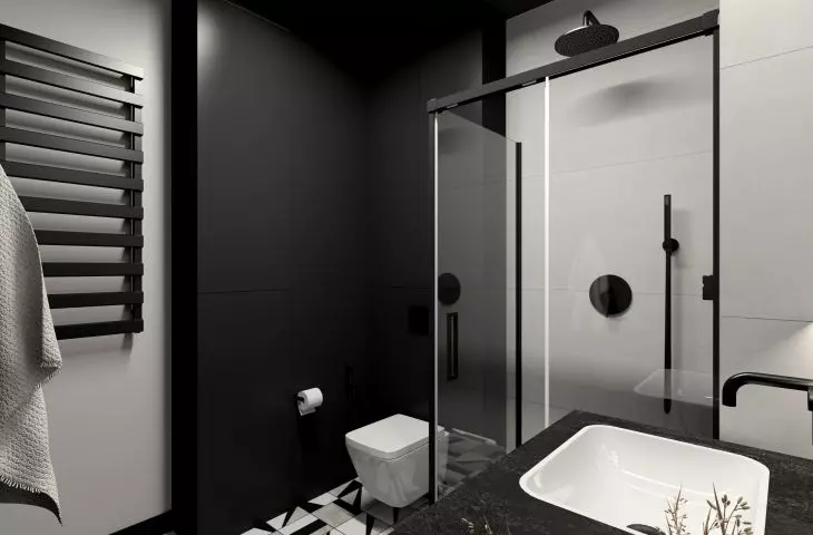 Large-format plates on the wall create a uniform effect 