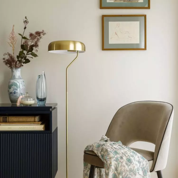 Cabinet with fluted front