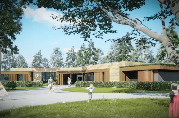 Visualization of the new CEE pavilion