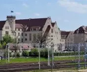 Panorama zabudowy tzw. Forum Cesarskiego i nowej zabudowy przy Moście Dworcowym