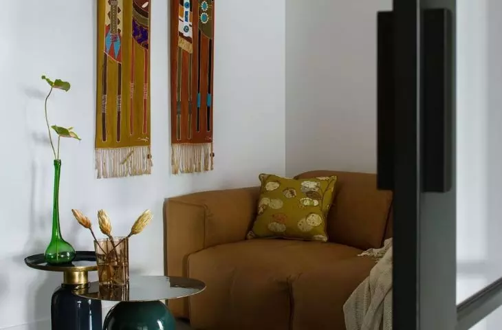 African motifs appear in the interior