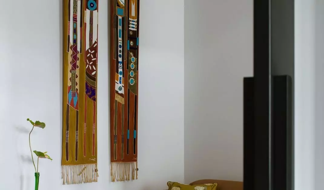 African motifs appear in the interior
