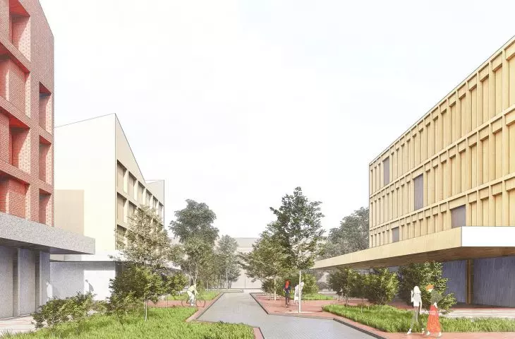 The design of a multifunctional urban development in Warsaw
