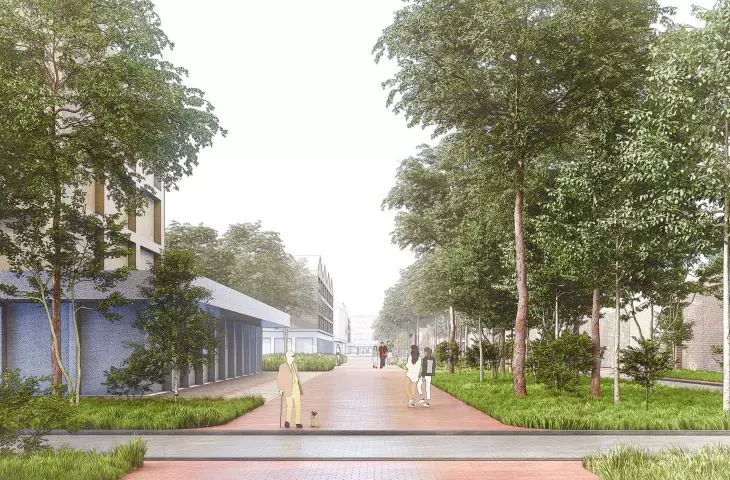 The design of a multifunctional urban development in Warsaw