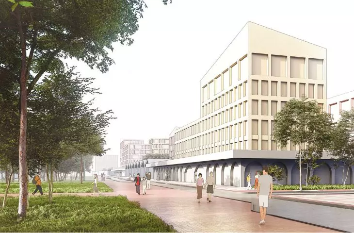 The design of a multifunctional urban development in Warsaw