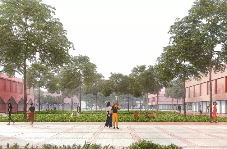 The design of a multifunctional urban development in Warsaw