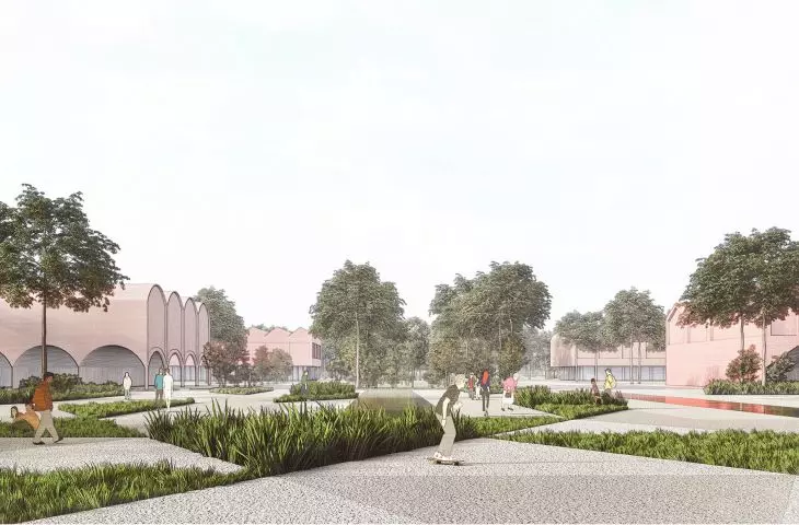 projekt wielofunkcyjnego założenia urbanistycznego w Warszawie