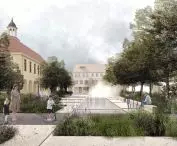 The proposal is full of greenery