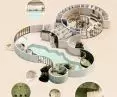 Design of stimulation and relaxation complex, axonometry