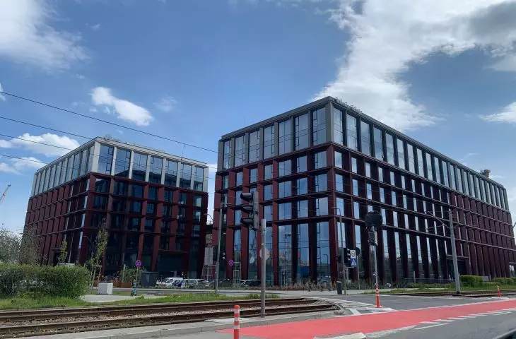 Palio Office Park, new office buildings along Jana z Kolna Street