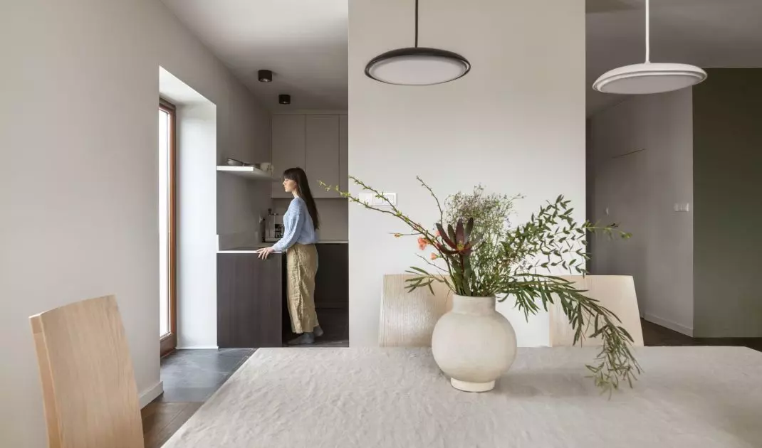 The apartment has been decorated in the japanese style