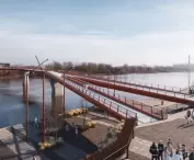 footbridge to Praga