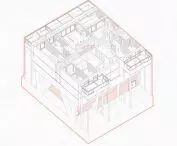 co-living axonometry